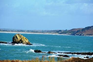 Meeresblick vom unsere Haus und Park