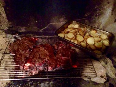 Kamin- Spanische K�che