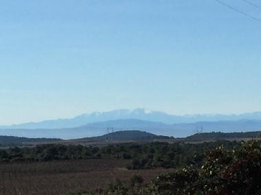 Pyren�en Blick aus der Terrasse