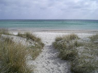 Strandzugang auf der Schaabe