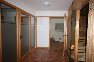 Sauna und Ruheraum