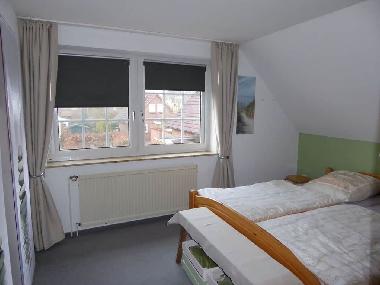 Schlafzimmer mit Doppelbett