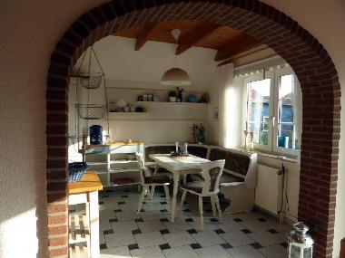 Sitzplatz in der K�che mit gem�tlicher Eckbank