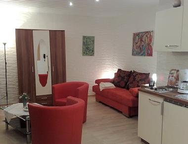 Appartement "Kirsche" mit Singlekche und Schlafsofa