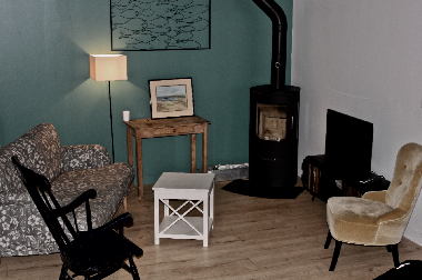 Wohnbereich mit Kachelofen