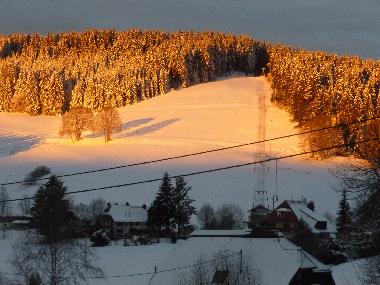 Sonnenaufgang �ber dem Skilift