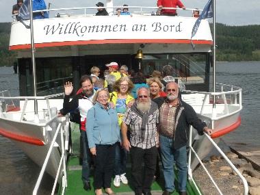 Eine Bootsfahrt auf dem Schluchsee, wunderbar!