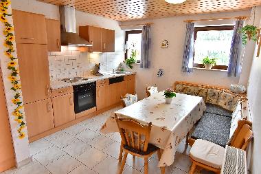 Wohnkche Ferienwohnung 1 Panoramablick