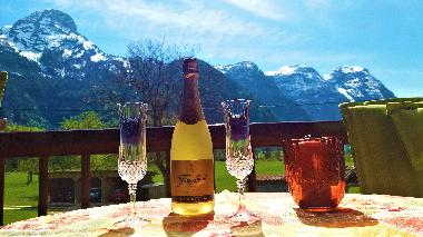 Balkon mit Traumaussicht u. ohne Autoverkehr f�r Ihren Wohlf�hlurlaub