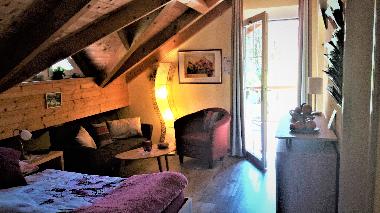 Viel Holz in der Ausstattung fr ein gemtliches Urlaubsfeeling