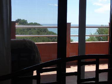 Meeresblick vom Schlafzimmer