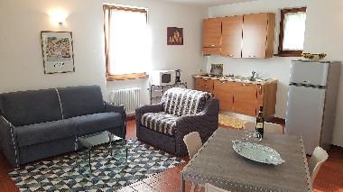 Wohnbereich untere Ferienwohnung