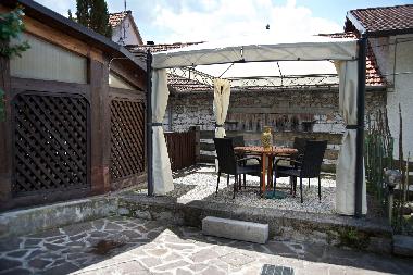 Aussen Pergola im Garten