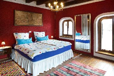 Schlafzimmer mit King size Bett,1. Etage 