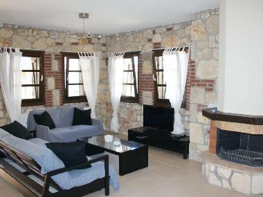 Wohnbereich mit Kamin