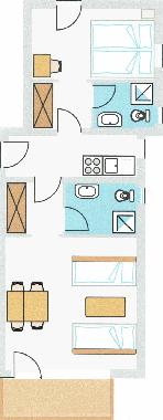 Grundriss Wohnung Sonnenschein - Familienurlaub in Tirol