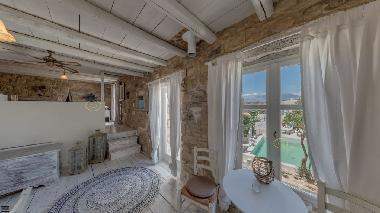 Villa Chrissie-Marie -K�che mit Pool und Bergblick 