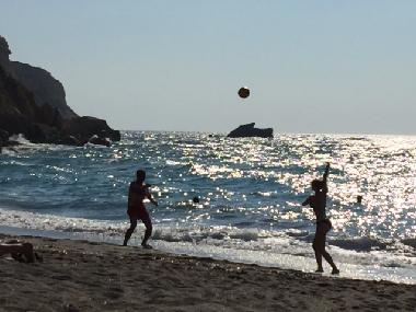 Spa� am Komostrand-Beachvolley