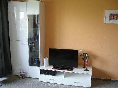 TV-Ecke und Glserschrank
