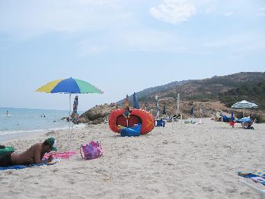 Der Strand vor der Haustre