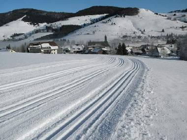Langlauf unweit vom Haus