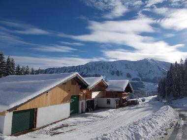 Berghof Felder, Winteransicht mit Fellhorn