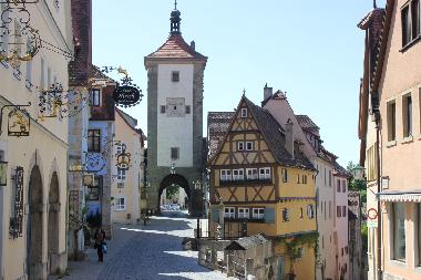 Am Pl�nlein in Rothenburg o.d.Tauber