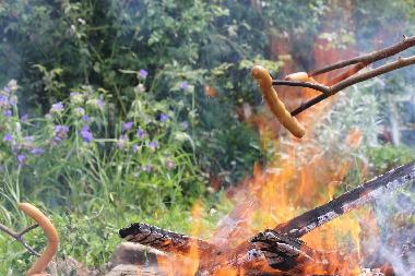 Eigener Lagerfeuerplatz