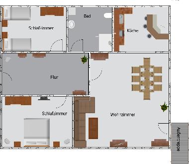 Grundriss Fewo Sennkche