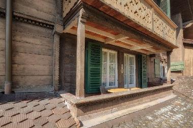 CityChalet historic Apartment Balkon