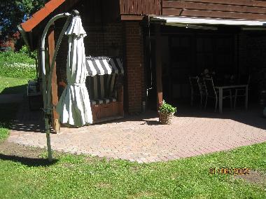 Teil der Terrasse