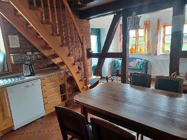Ferienhaus in Dobbin bei Dobbertin (Mecklenburgische Seenplatte) oder Ferienwohnung oder Ferienhaus