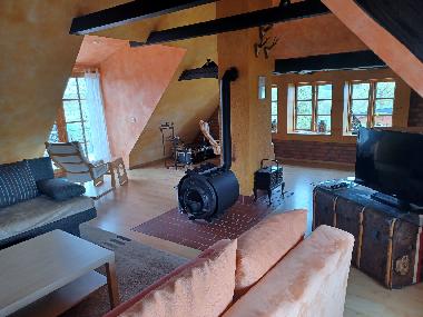 Ferienhaus in Dobbin bei Dobbertin (Mecklenburgische Seenplatte) oder Ferienwohnung oder Ferienhaus