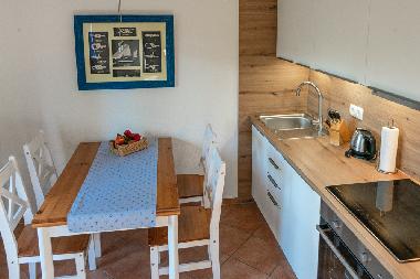 Hochwertige K�che mit Induktionskochfeld