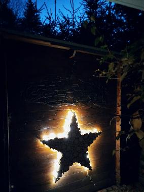 Adventsstimmung auf der Terrasse