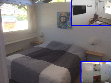 Das erste Zimmer mit Doppeltbett